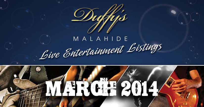 DUFFY'S---Band-Listings-March-2014-Top-live-Music-Venue